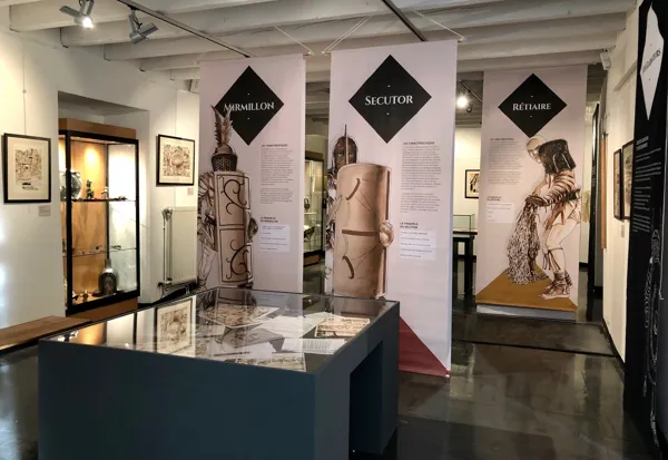 L'expo "BD et gladiateurs dans la série Arelate" (2019)